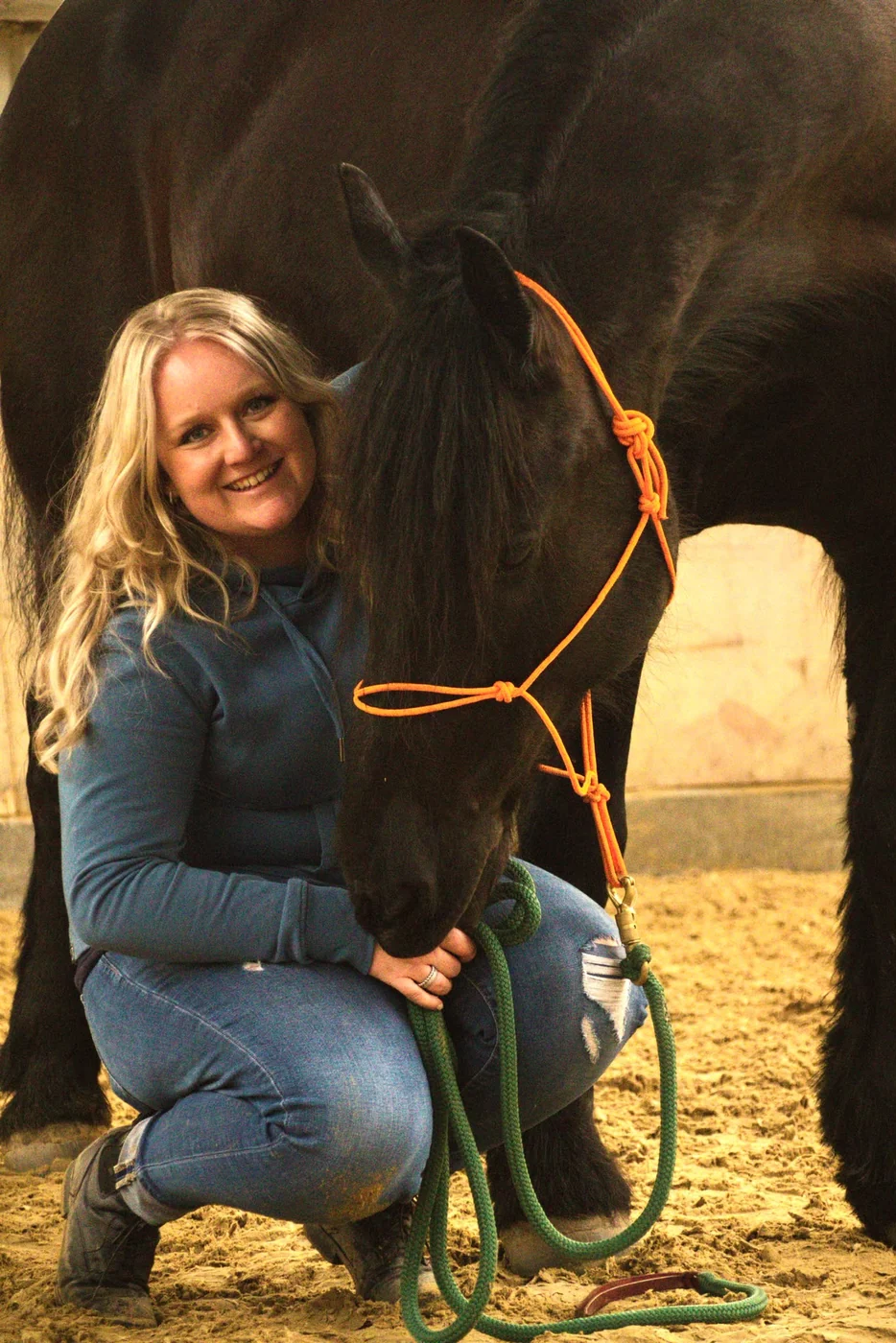 Sabrina Andreas mit Pferd
